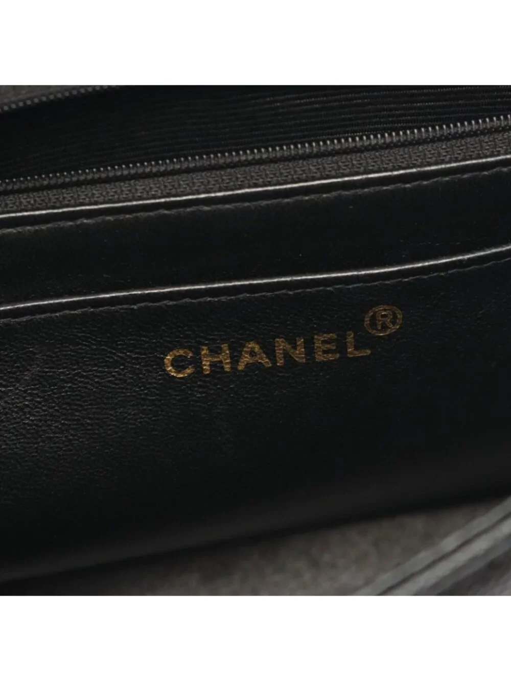 Chanel Shoulder Bag Quilted Diana Flap Black Caviar Leather Chain